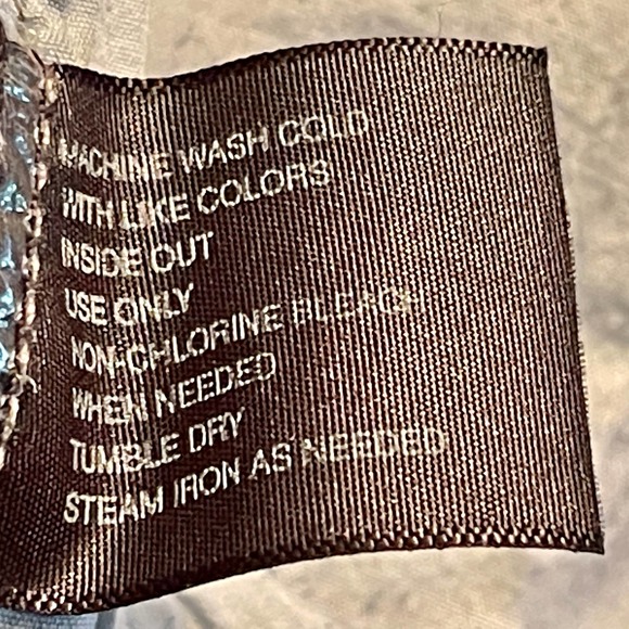 Mixit Blue Denim Capri Pants Stretch Women's 16 D11-841 - Picture 9 of 9